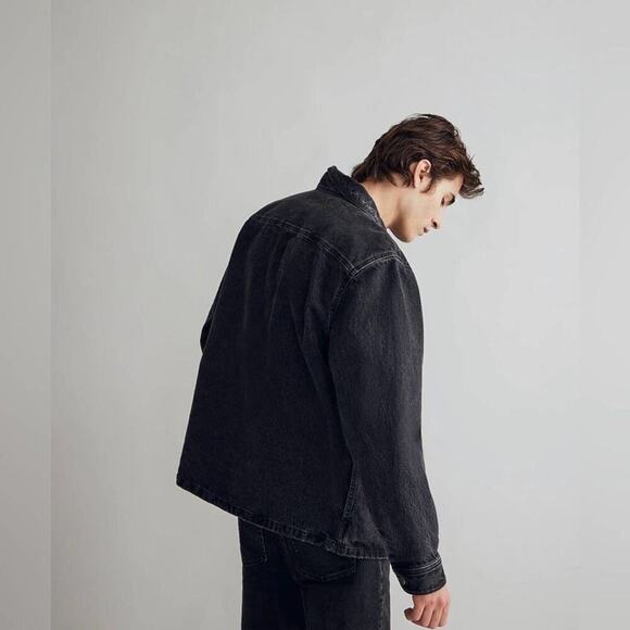 MADEWELL DEMIN SHIRT JACKET IN ASHWOOD SIZE S - Picture 10 of 10